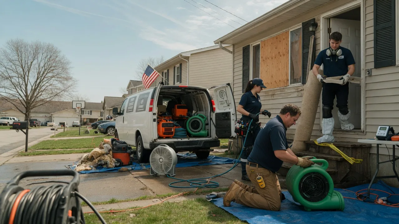 Water Damage Restoration in Cambridge City, IN near me